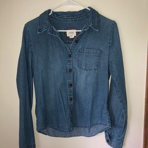 Denim Button Down